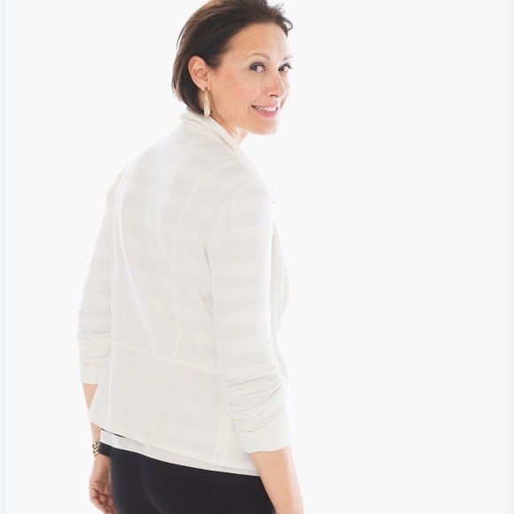 ZENERGY by Chicos Sylvia Knit Hardware Jacket - Picture 3 of 12